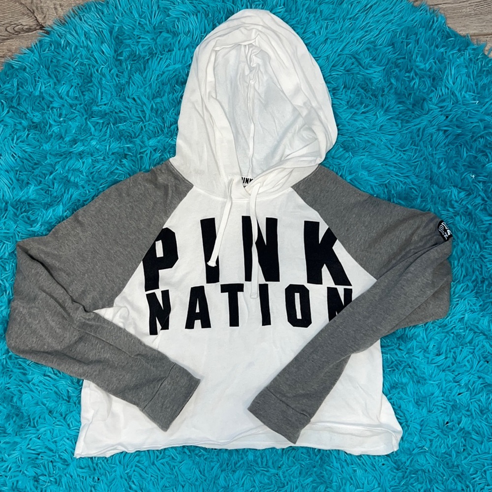 PINK Cropped Sweatshirt